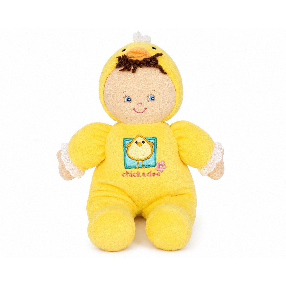 Baby Gund Chick-a-dee Plush Baby Doll 10" Yellow Easter Chick Stuffed Toy